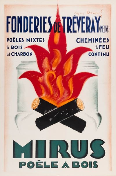 Mirus, Poêle À Bois, Fonderies De Tréveray (meuse)