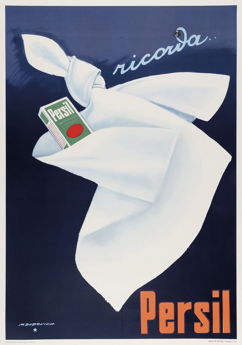 Marcello Dudovich : Persil  - Auction Vintage Posters - Cambi Casa d'Aste
