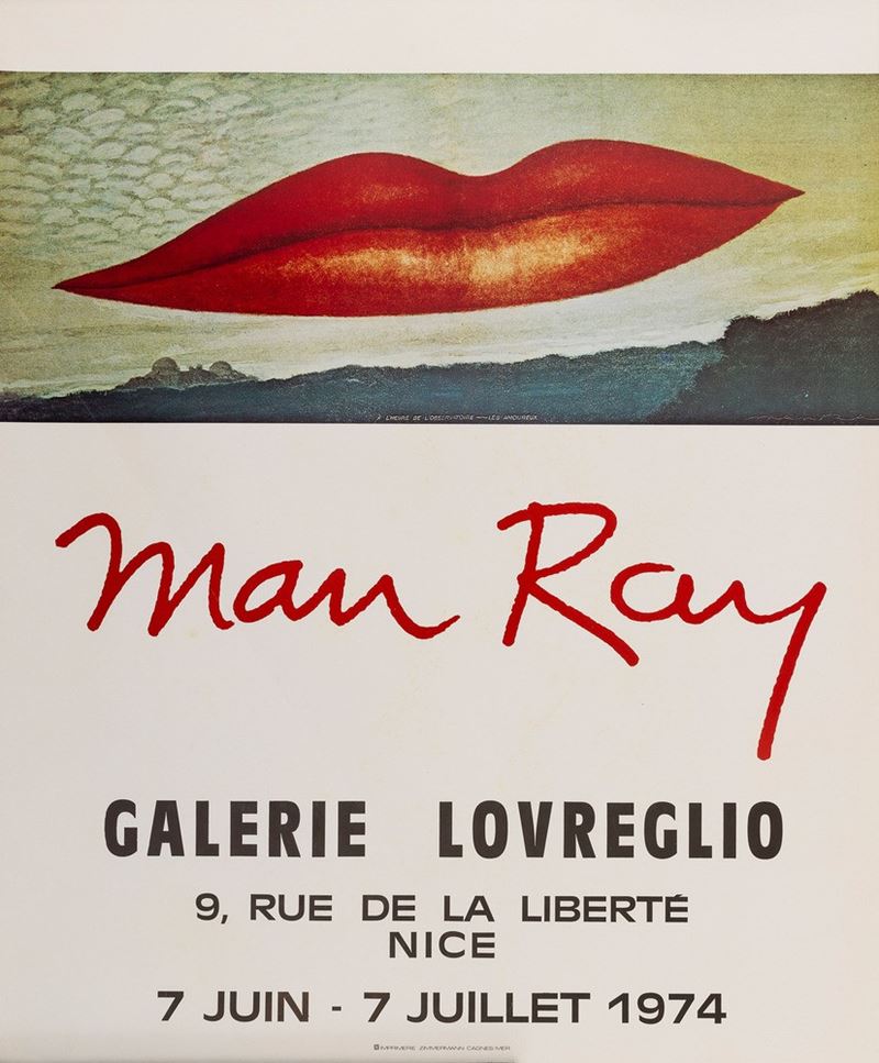 Man Ray : Mostra Man Ray  - Asta Pop Culture e Manifesti - Cambi Casa d'Aste