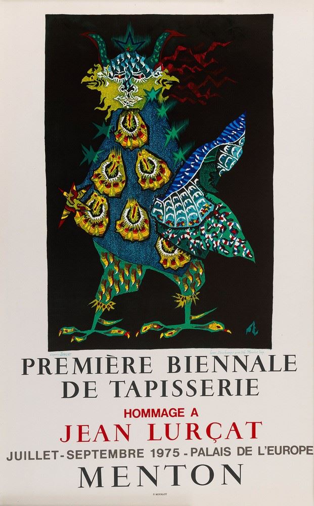 Jean Lurcat : Première Biennale de la Tapisserie - Menton  - Auction POP Culture and Vintage Posters - Cambi Casa d'Aste