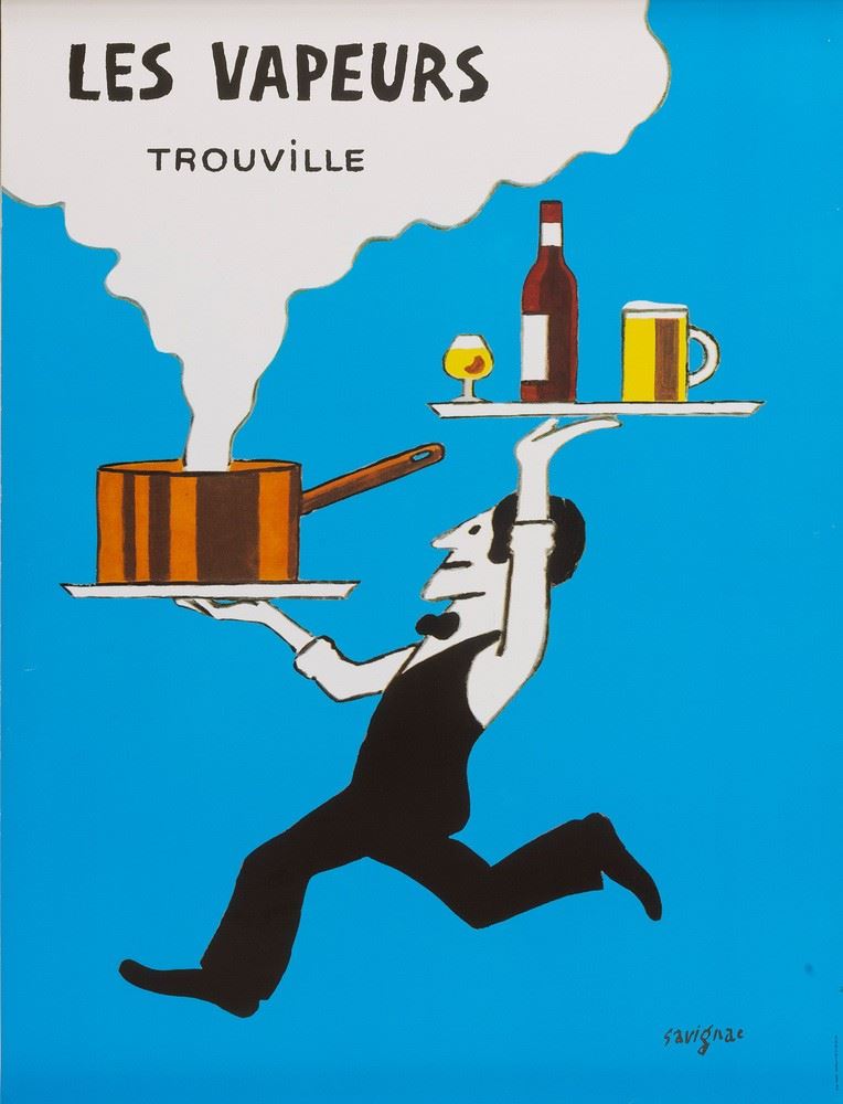 Raymond Savignac : Les Vapeurs - Trouville  - Auction POP Culture and Vintage Posters - Cambi Casa d'Aste