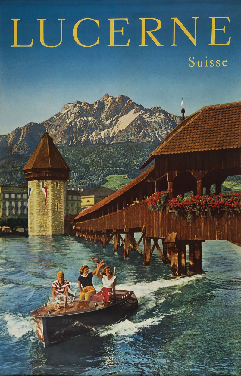 Anonimo : Lucerne - Suisse  - Auction Vintage Posters - Cambi Casa d'Aste