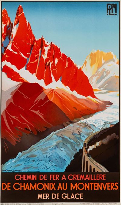 Nord Express 1927 - Exactitude 1932 - Chemin De Fer a Cremaillere Chamonix Au Montenvers 1982.