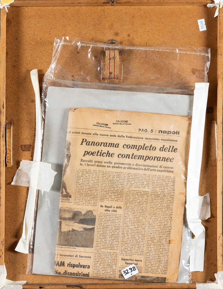 Antonio Corpora - Senza titolo, acquarello e tecnica mista su carta