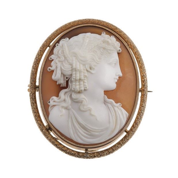 Gold and cameo brooch  - Auction Jewels - Cambi Casa d'Aste