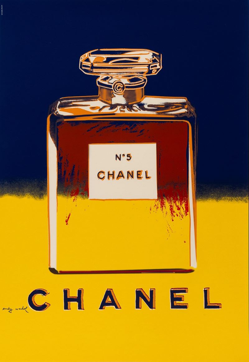 Andy Warhol : Chanel N.5  - Asta Pop Culture e Manifesti - Cambi Casa d'Aste