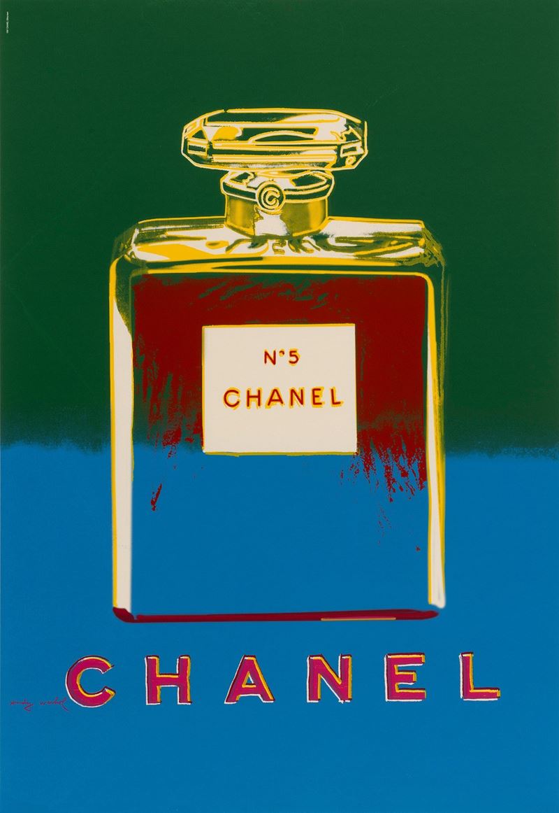 Andy Warhol : Chanel N.5  - Auction POP Culture and Vintage Posters - Cambi Casa d'Aste