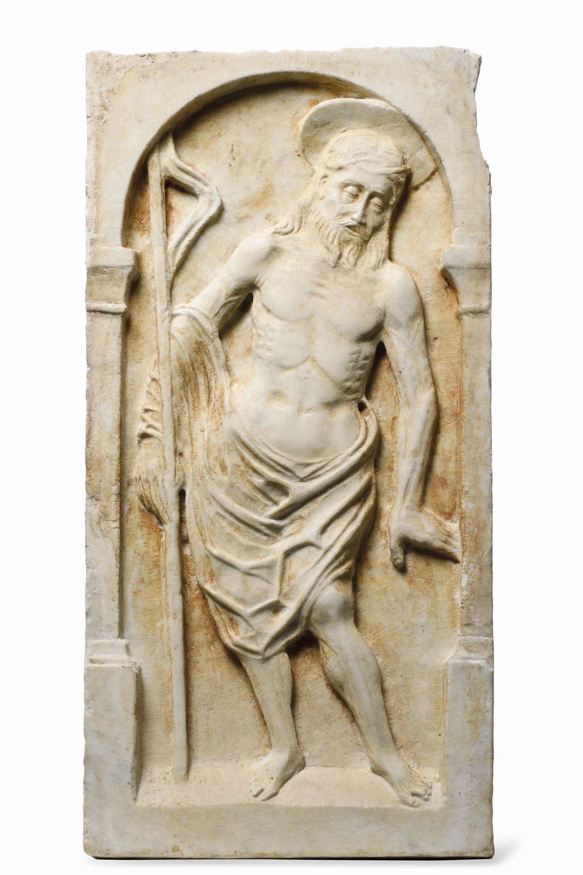 Ambito di Cristoforo o Antonio Mantegazza, Cristo deriso. Ecce Homo. Madonna Dolente, scultura in...