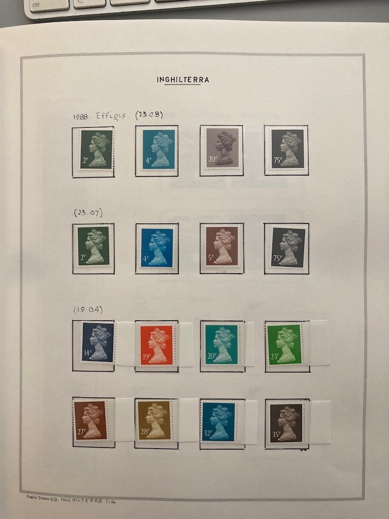 1936/2000, Gran Bretagna, Collezione Completa del Periodo