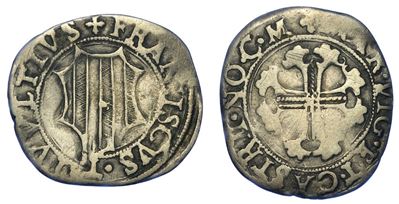 Roveredo. Gian Francesco Trivulzio, 1526-1549. Soldino.