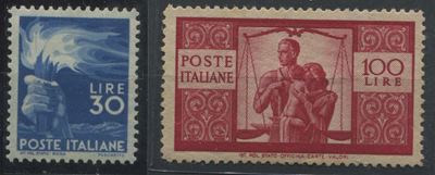 1945, Repubblica Italiana, Serie “democratica"