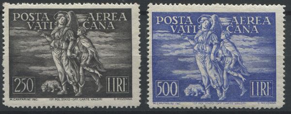 1948, Vaticano, Posta aerea, serie "Arcangelo e Tobiolo" (S.502)