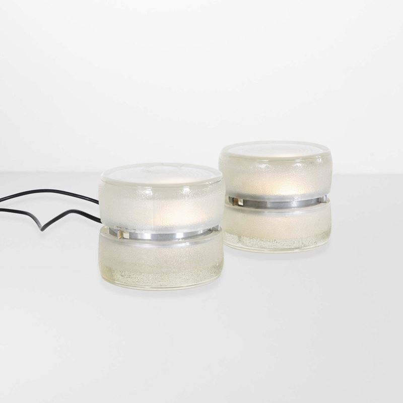 Eugenio Gentili Tedeschi : Due lampade da tavolo mod. Yo-Yo  - Auction Design - Cambi Casa d'Aste