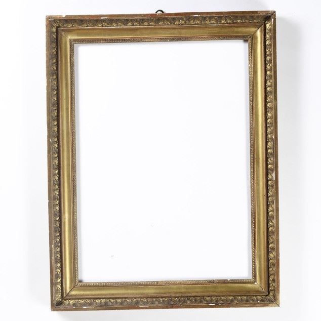 Cornice Impero dorata e decorata a palmette  - Auction Antique Frames - Cambi Casa d'Aste