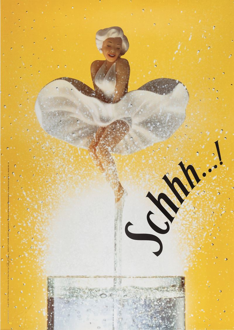 Anonimo : Schweppes - Marilyn Monroe  - Auction Vintage Posters - Cambi Casa d'Aste