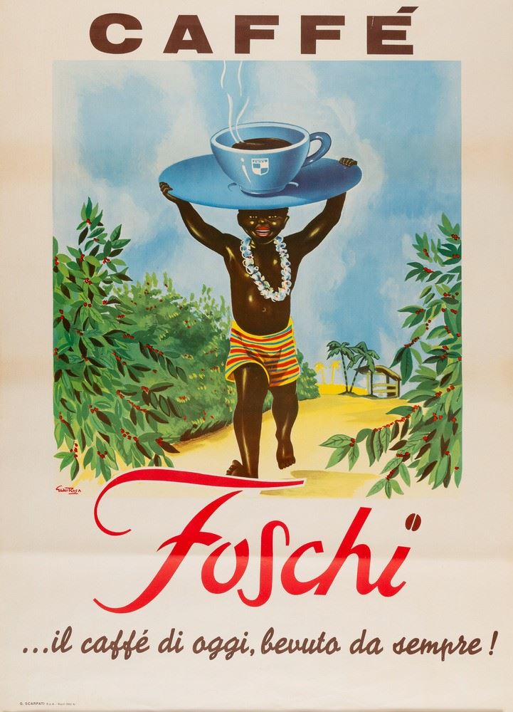 Gian Rusa : Caffè Foschi, Cesena – Pesaro  - Auction POP Culture and Vintage Posters - Cambi Casa d'Aste