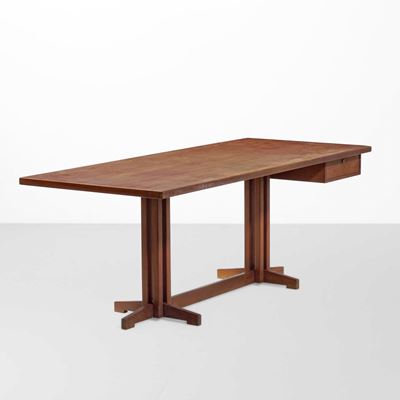 Tavolo in legno, produzione La Permanente, circa 1960