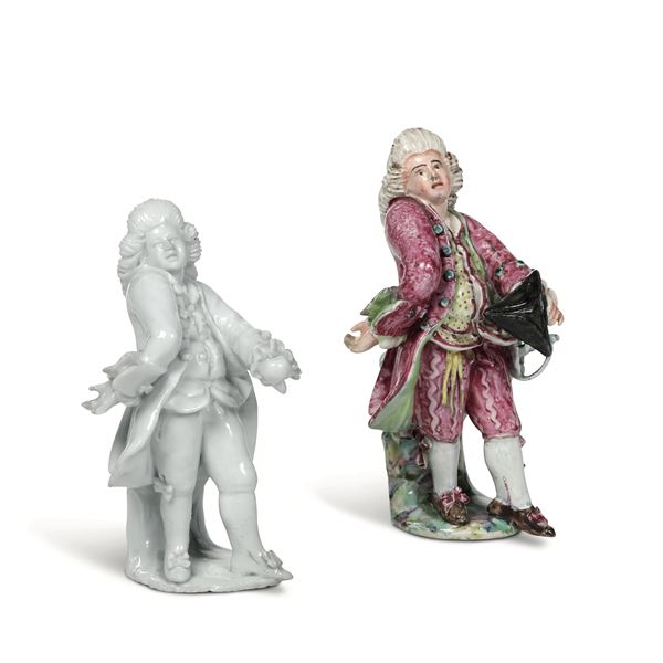 Due eccezionali figurine Nove, Manifattura Antonibon, 1762-1781 