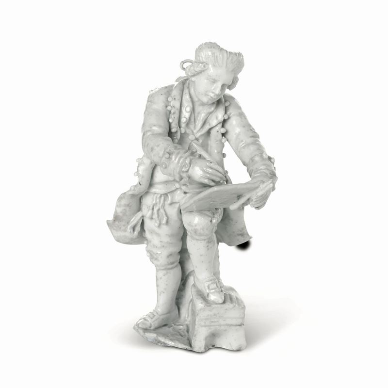 Figurina Nove, Manifattura Antonibon, 1762-1781   - Auction Majolica, Porcelain and Venetian Figures of a Venetian Collector - Cambi Casa d'Aste