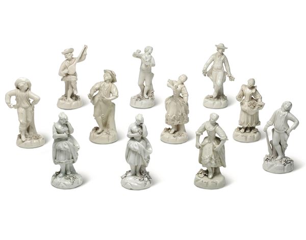 Undici figurine di contadini Nove, XIX secolo 