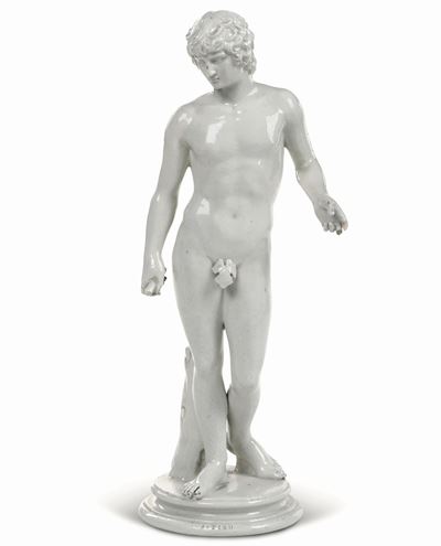 Grande Figura di Antinoambito Veneto, Probabilmente Bassano del Grappa, Manifattura Marinoni, XIX...