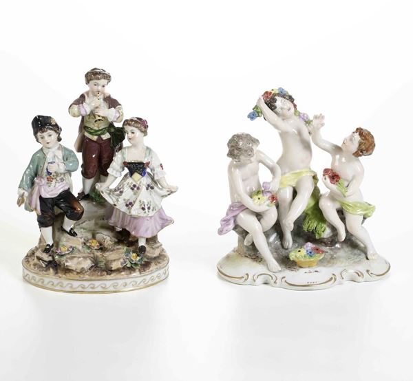 Due gruppi. Manifatture diverse, XX secolo.