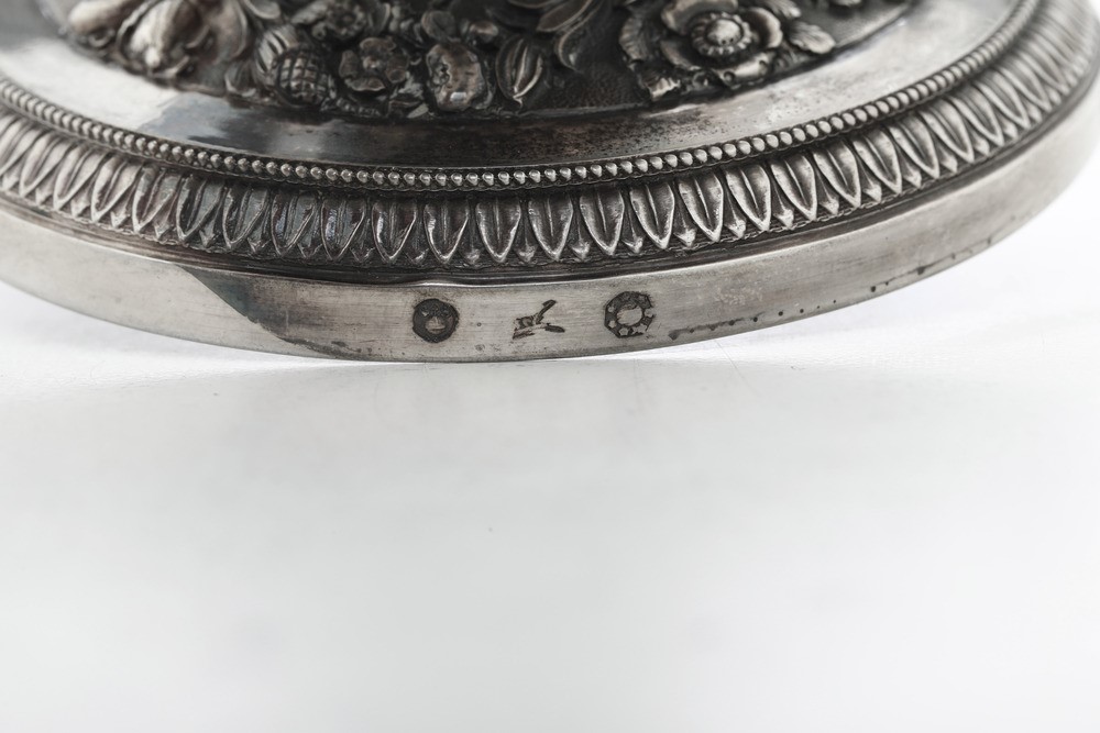Tazza da Puerpera. Milano, Prima Metà del XIX Secolo. Argentiere Sciomachen