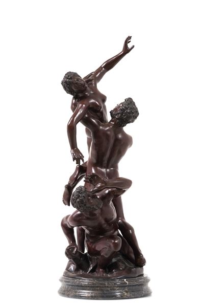 Ratto di Proserpina. Fonditore del XX Secolo, Firma V. Cimone