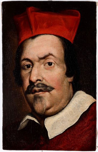 Scuola Romana del XVII Secolo Ritratto di Cardinale