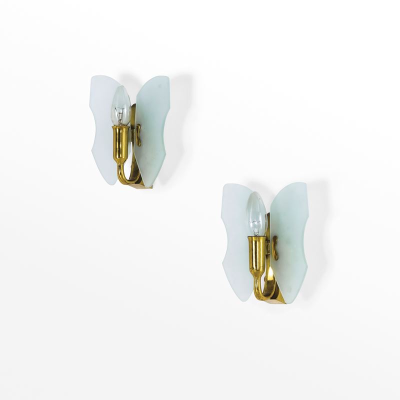 Max Ingrand : Due lampade a parete  - Auction Design 200 - Cambi Casa d'Aste