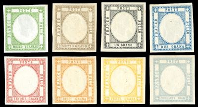Emissioni per le Province Napoletane, Serie completa (17/24), 1861