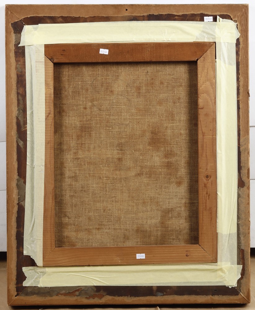 Scuola del XVIII secolo, Madonna con Bambino, olio su tela
