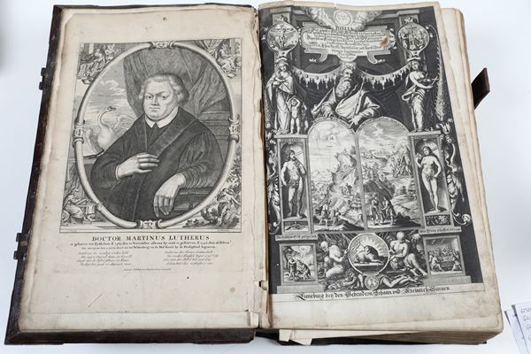 Bibbia Luterana Biblia germanica. Biblia mit der Außlegung...Luneburg, 1650