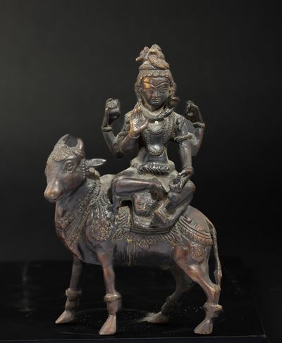 Figura di Krishna Yamari in Bronzo, Tibet, XIX Secolo