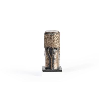 Senza titolo - Alberi, sculture in bronzo