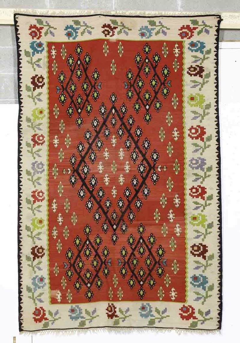 Kilim inizio XX secolo  - Auction Carpets - Cambi Casa d'Aste