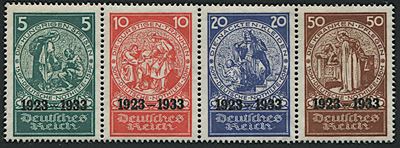 1933, Germania Reich, "beneficenza”, Serie di Quattro Valori