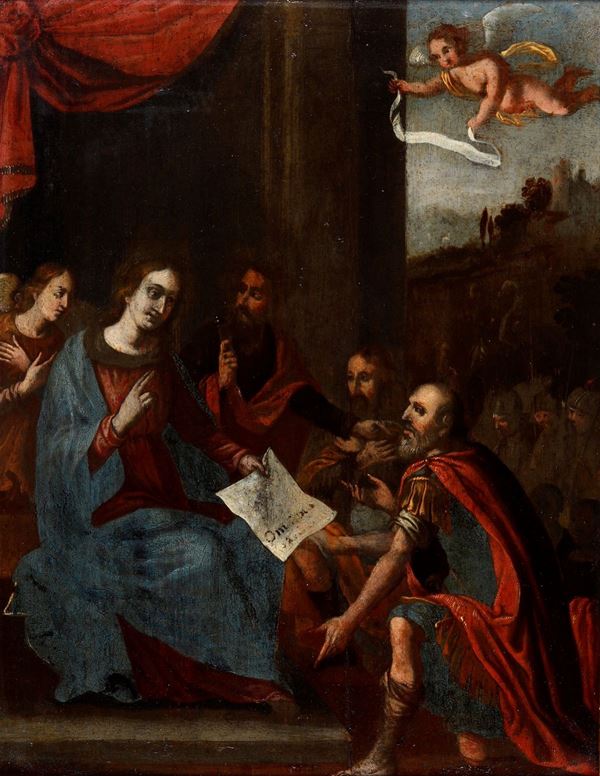 Scuola del XVII secolo Episodio tratto dal Nuovo Testamento