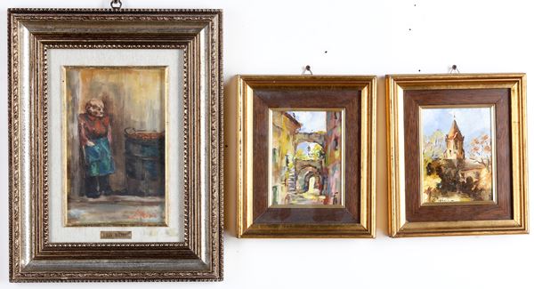 Lia Meini, tre piccoli dipinti
