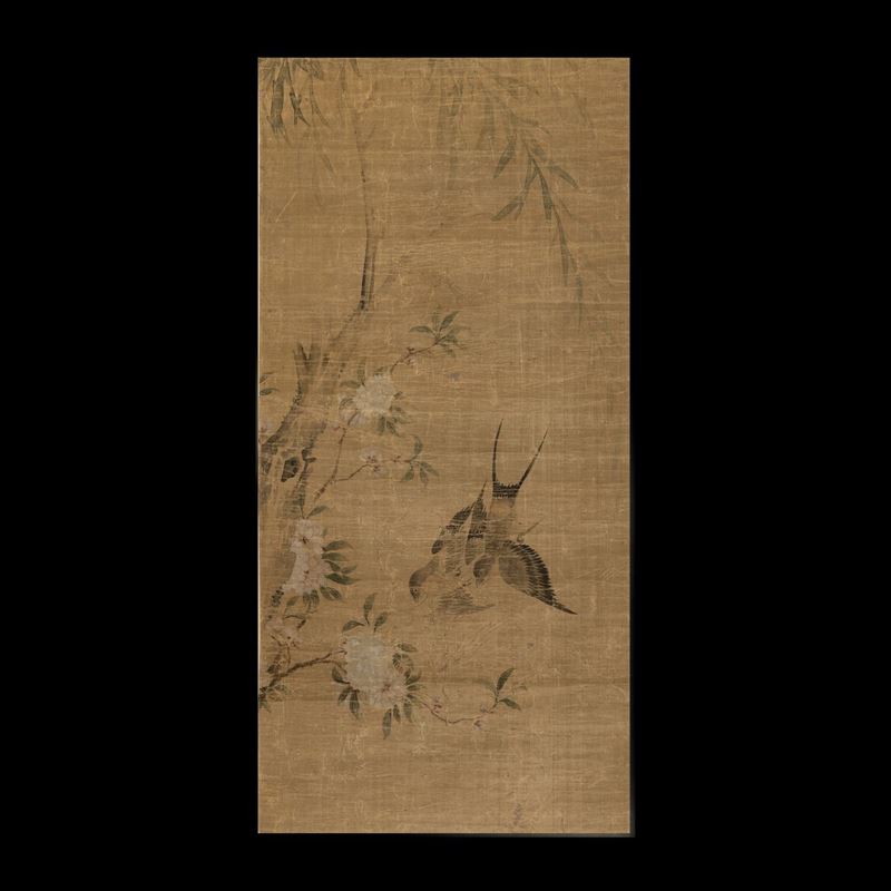 A paper scroll, China, Qing Dynasty, 1800s  - Auction Fine Chinese Works of Art - Cambi Casa d'Aste