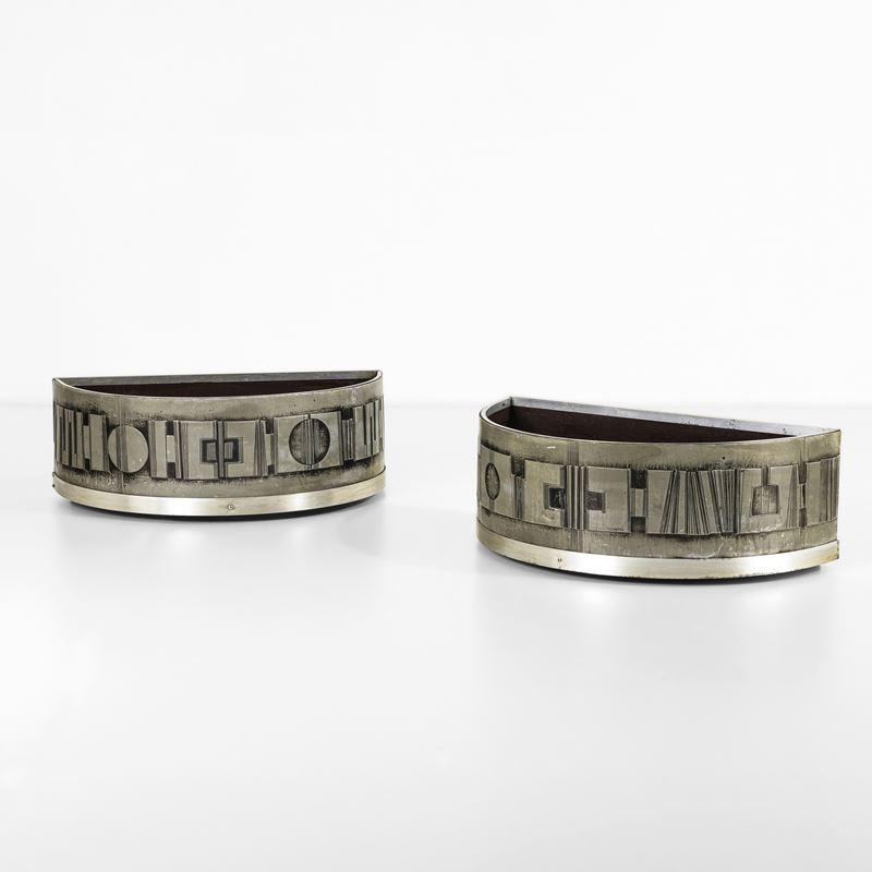 Piero Ruggeri : Due fioriere  - Asta Design Lab - Cambi Casa d'Aste