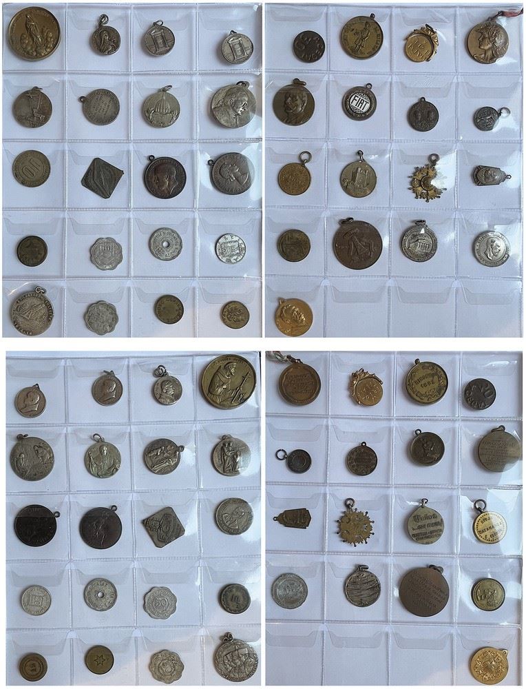VARIE. Lotto di 37 medaglie e gettoni.  - Asta Numismatica - I - Cambi Casa d'Aste