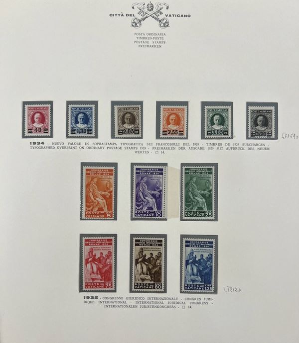 1929/1986, Vaticano, collezione completa in due volumi,