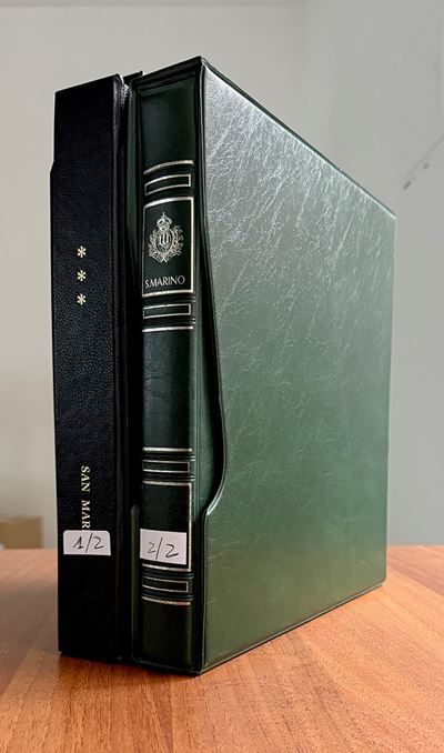 Collezione di francobolli e foglietti nuovi di San Marino (1959-1986) in due album Marini con agg...