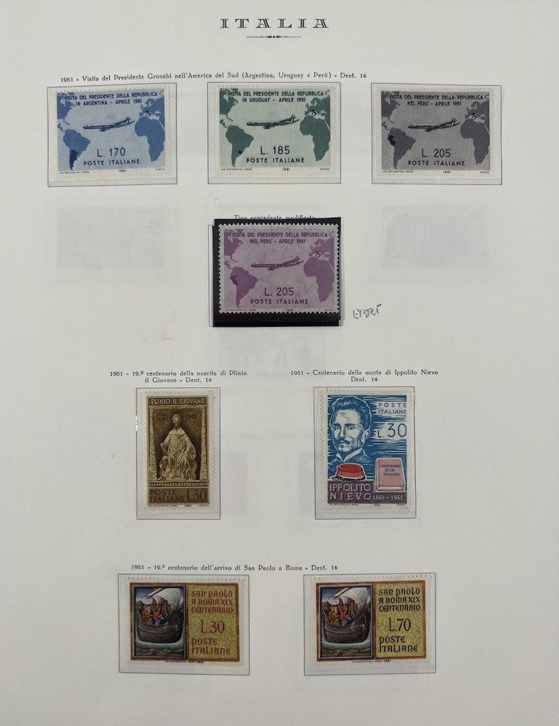 1945/1973, Repubblica Italiana, Collezione Completa Nuova