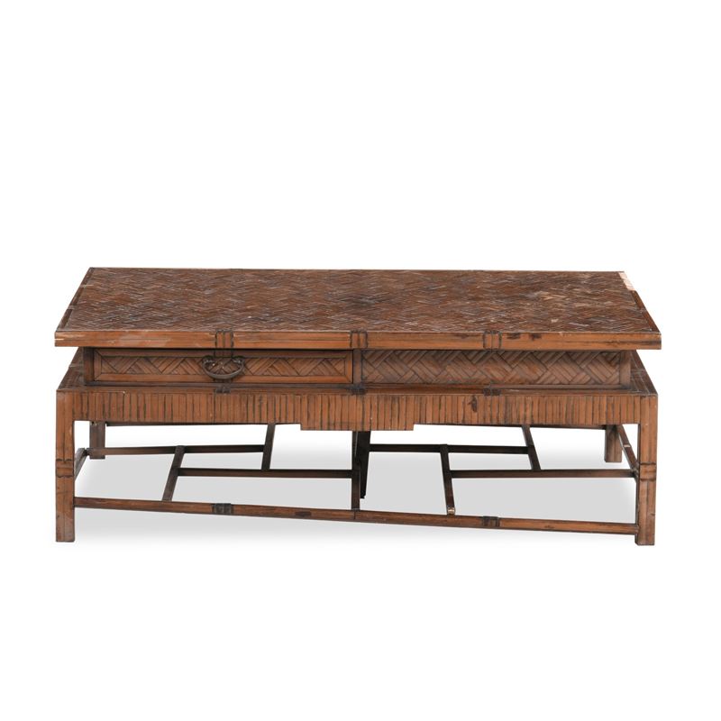 Tavolo da salotto in bambù, manifattura orientale  - Auction Antiquariato del XX secolo - Cambi Casa d'Aste