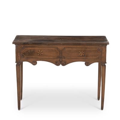 Scrittoio in Legno con Piano Intarsiato