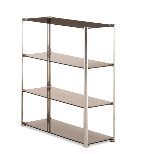 Etagere in metallo e vetro