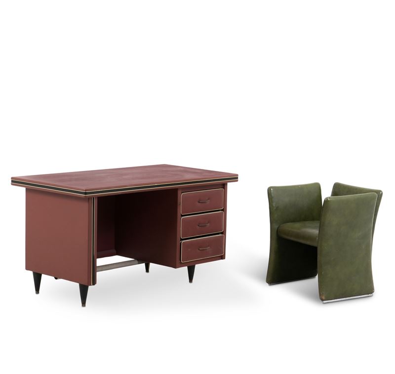 Scrivania con poltrona  - Auction Antique - Cambi Casa d'Aste