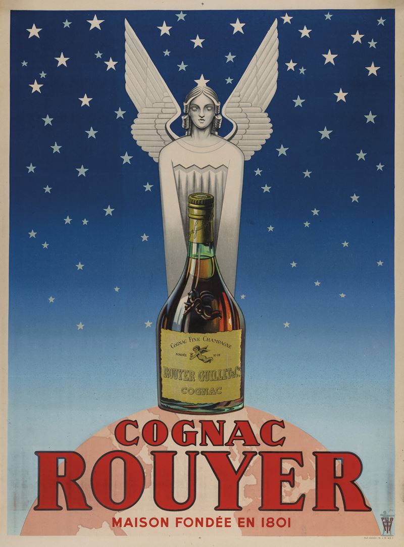 Anonimo : Cognac Rouyer  - Auction Vintage Posters - Cambi Casa d'Aste
